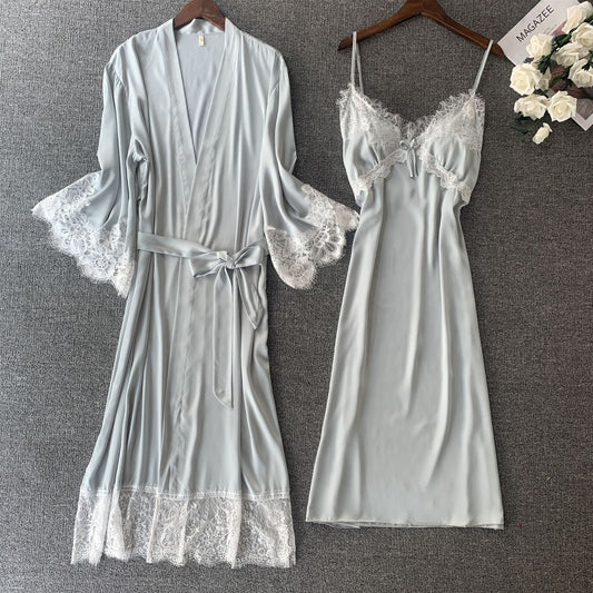 The Azalea Dress and Robe set